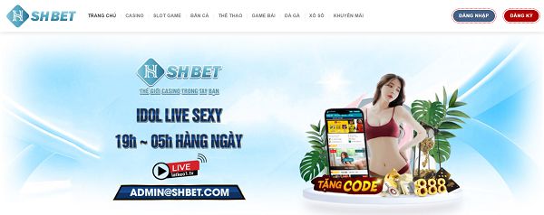 chơi shbet trên website